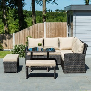 Corner Garden Furniture Rattan