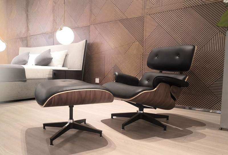 Low Quality Eames Lounge Chair with Ottoman