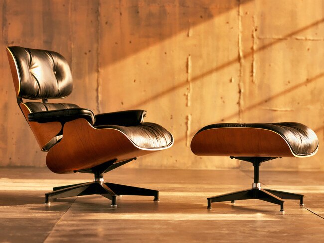 Original Eames Lounge Chair and Stool