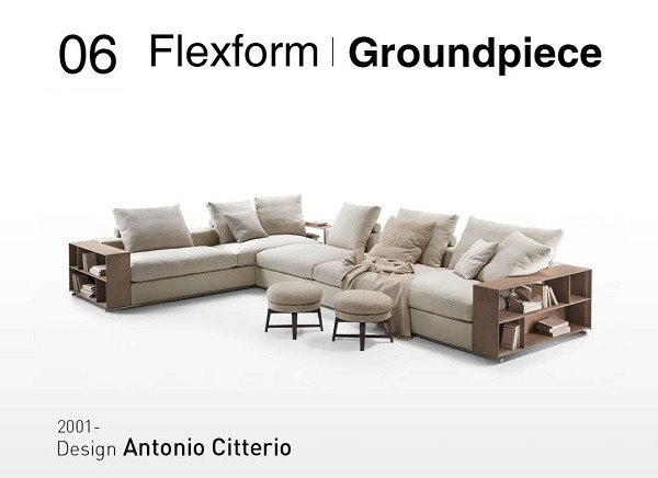Groundpiece Sofa from Flexform 01