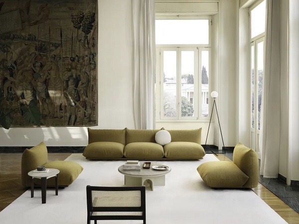 Marenco sofa in Haruki Murakami home
