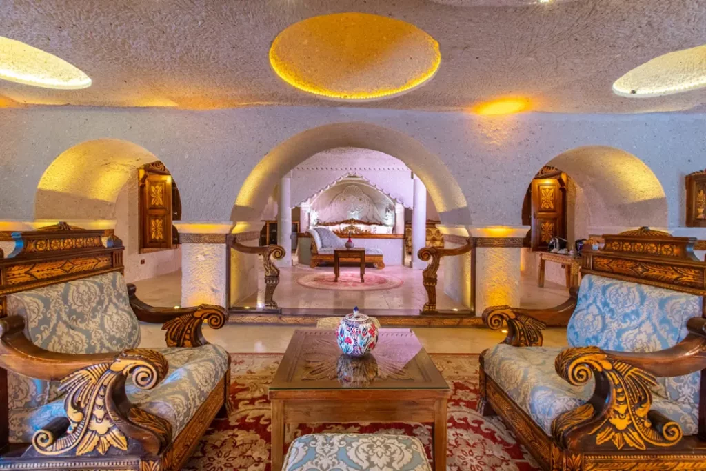 Cave Hotels in Turkey 30 Gamirasu-Cave-Hotel-Guestroom