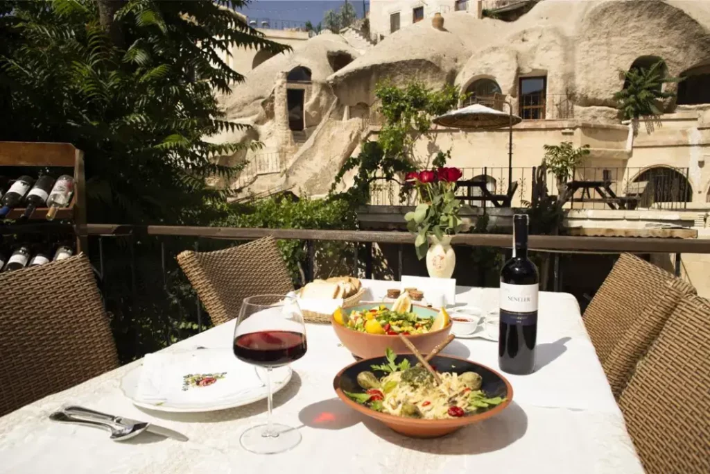 Cave Hotels in Turkey 34 Gamirasu-Cave-Hotel-Outdoor-Dining