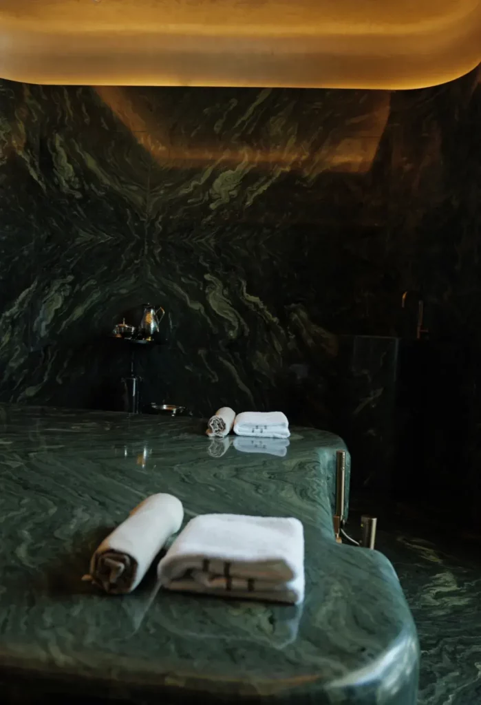 Jumeirah Marsa Al Arab (2025) 33 Natural-Marble-Table-in-Talise-SPA
